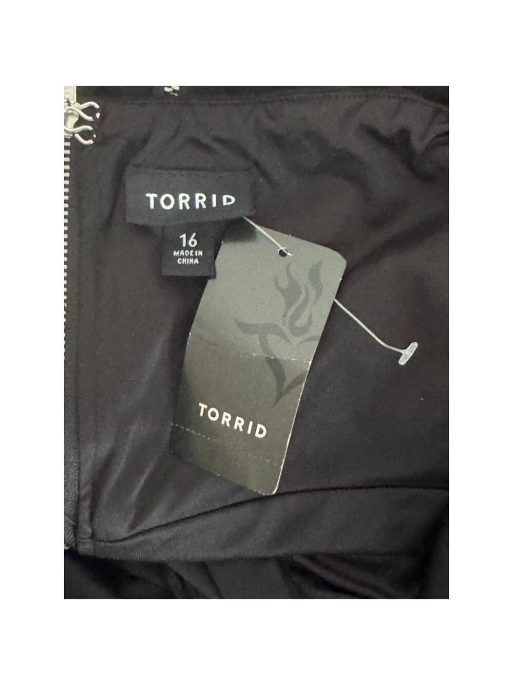 Women's TORRID Black Strapless Dress Plus Size 16 - Picture 3 of 4